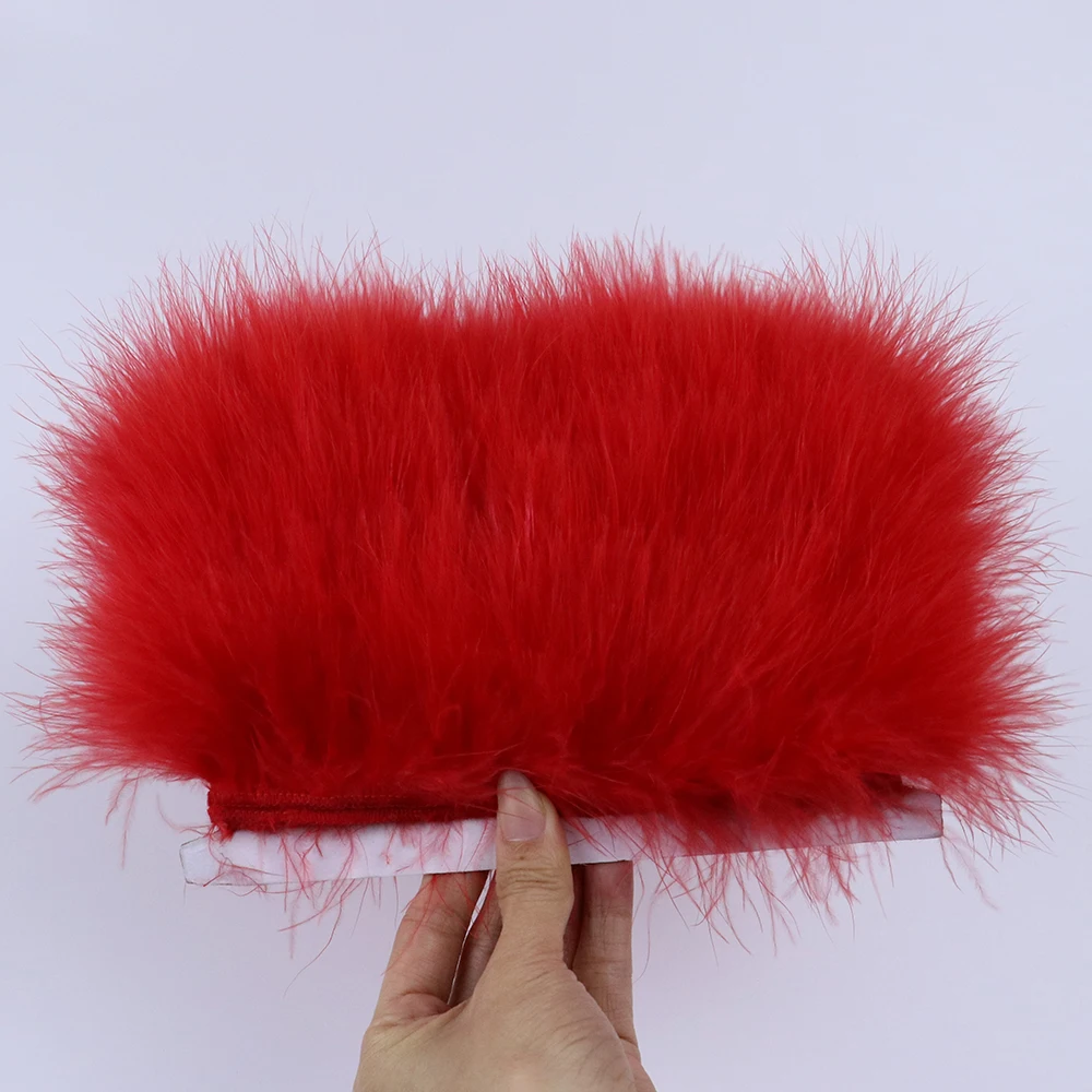 Feather Trim Marabou - 1 Metre Yumuşak Hindi Tüyü Süsü