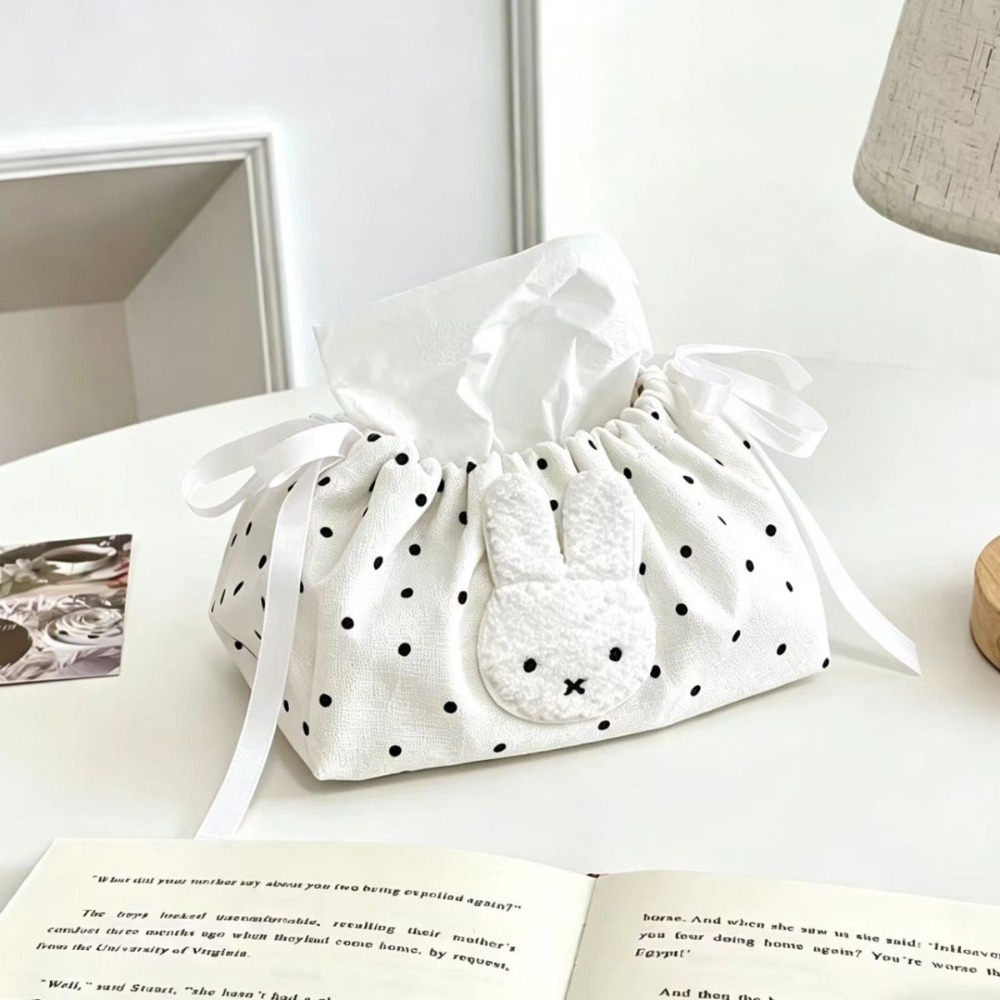 Craft Embellishment Storage - Sevimli Miffy Dalga Nakış İpli Doku