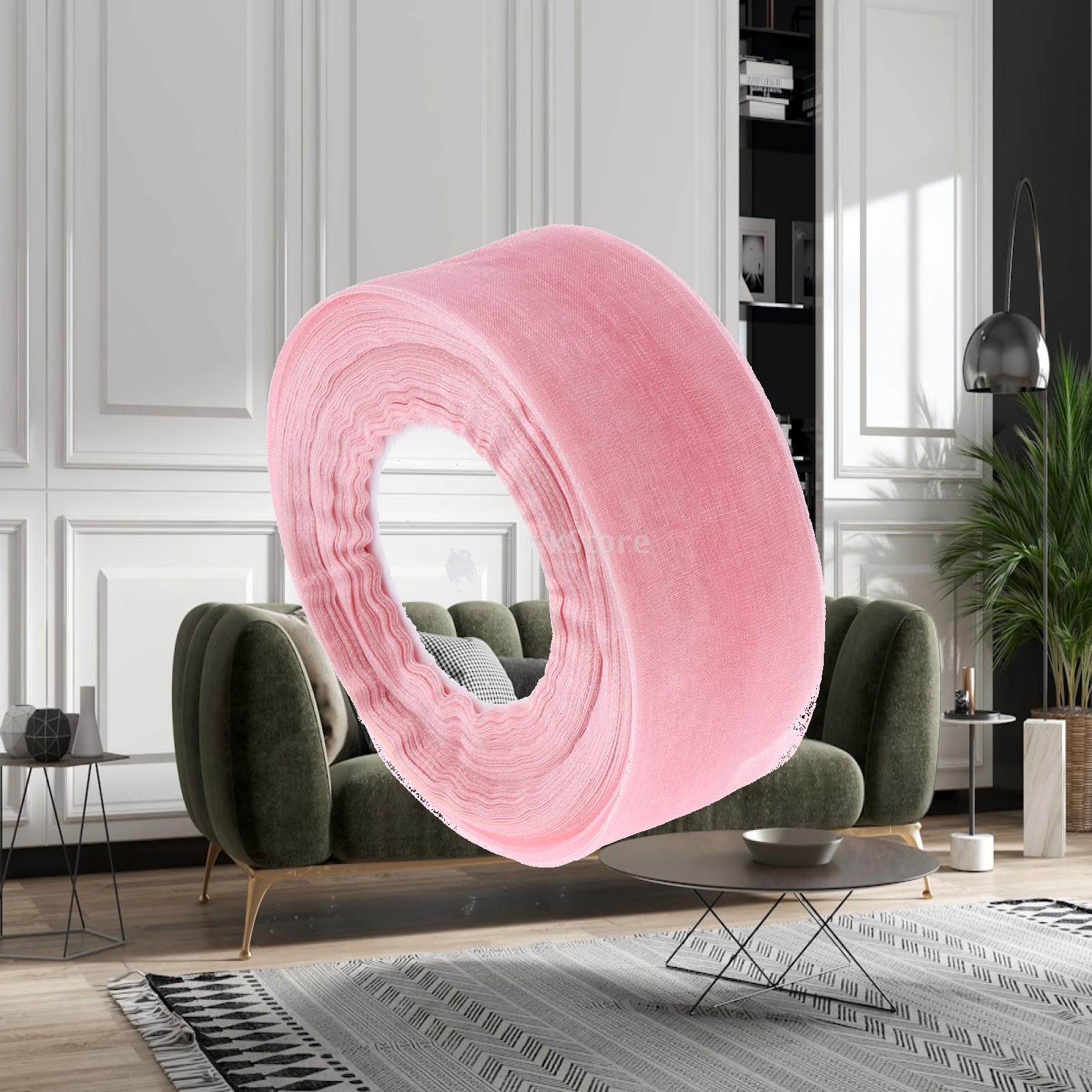 Organza Ribbon Spool - Şeffaf Organze Kurdele Büyük Saten Fiyonk