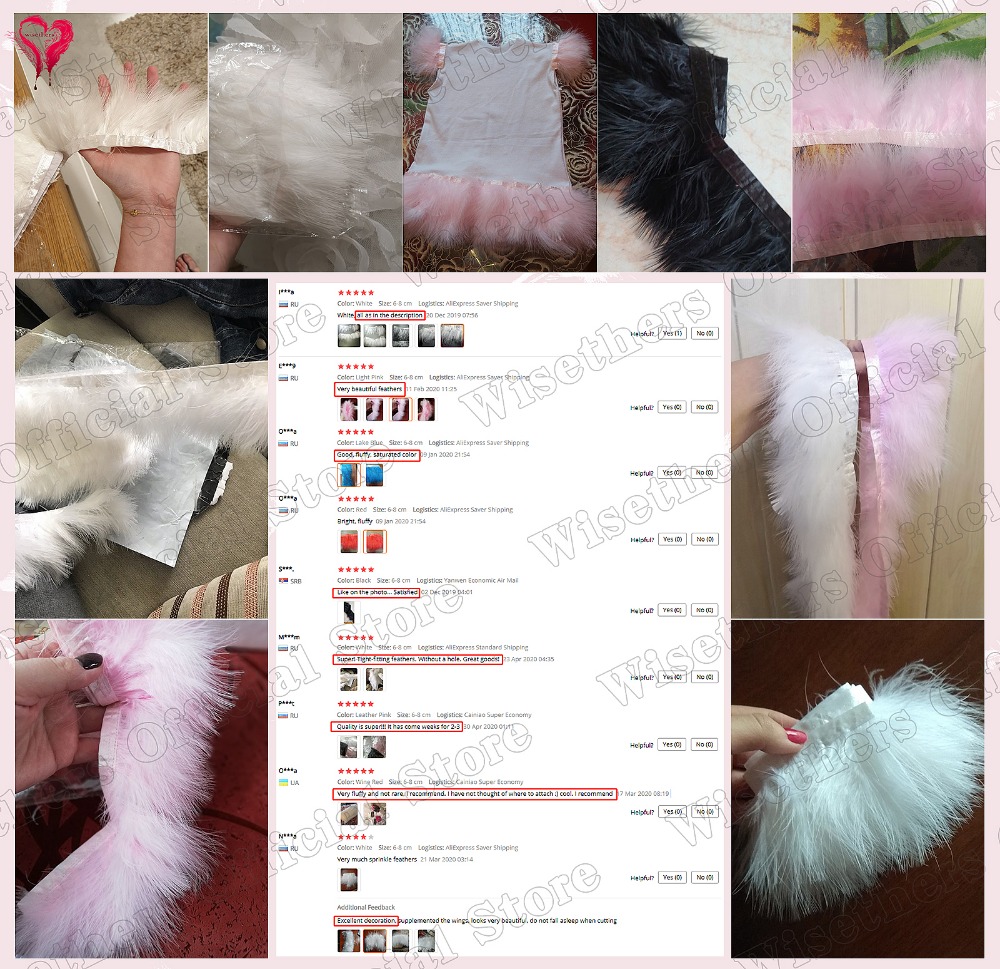 1 metre Fantezi Yumuşak Kabarı - Feather Trim Marabou incelemesi ve fiyatı