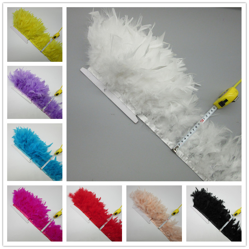 2 Yard Türkiye Tüyü Süsü Kabar - Feather Trim Marabou incelemesi ve fiyatı