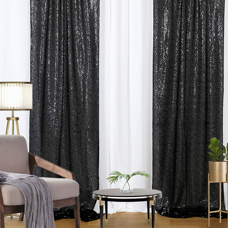 Altın/Gümüş Payet Zemin Perdel - Sequin Fabric Panel incelemesi ve fiyatı