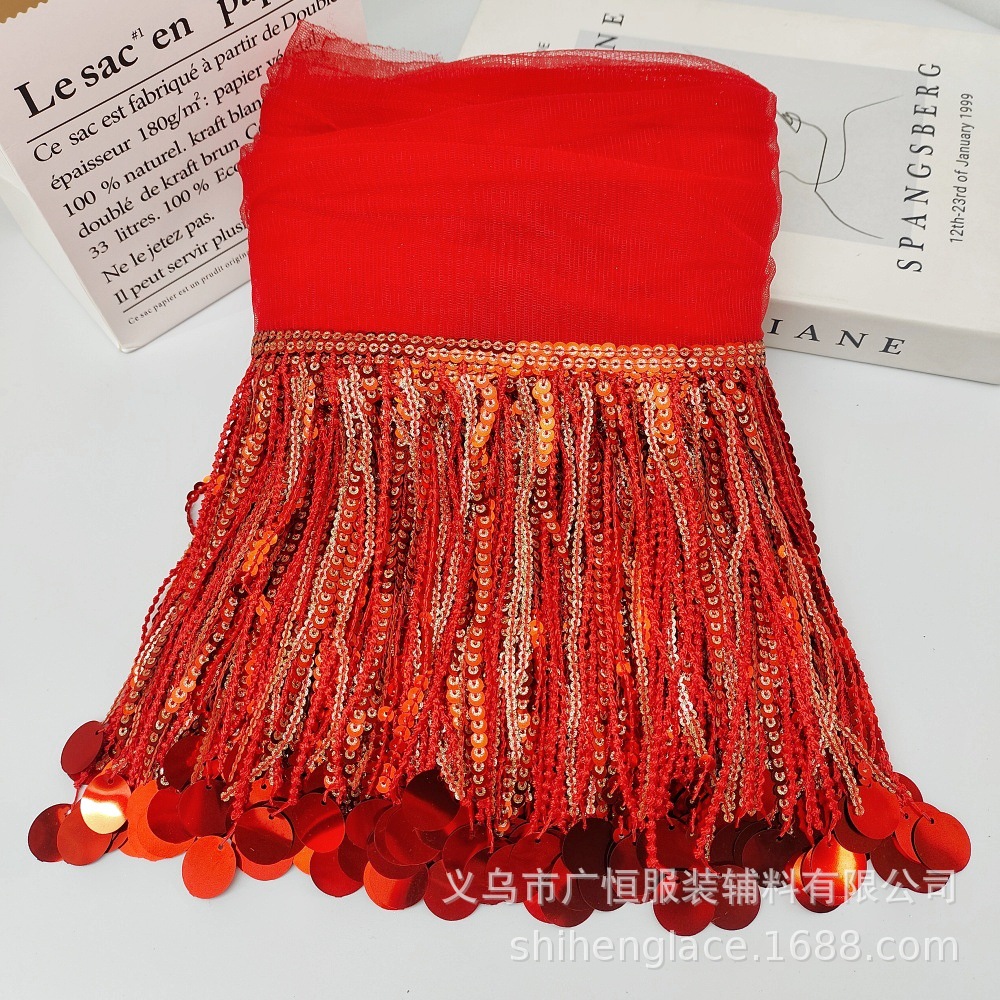10 metre Payetler Püskül Dante - Fringe Ribbon Sewing incelemesi ve fiyatı