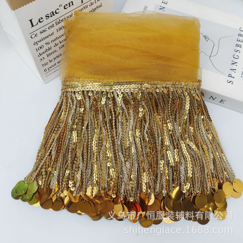 10 metre Payetler Püskül Dante - Fringe Ribbon Sewing incelemesi ve fiyatı