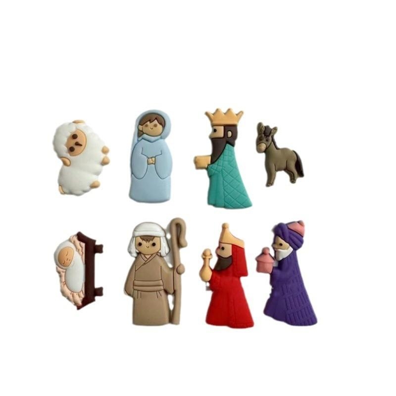 G6kf 9pcs/set doğum sahne yama - Christmas Craft Embellishment incelemesi ve fiyatı
