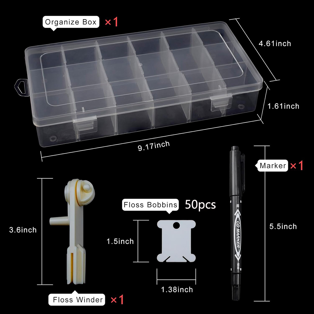 Nakış İpliği Düzenleyici 18 Bö - Craft Embellishment Storage incelemesi ve fiyatı