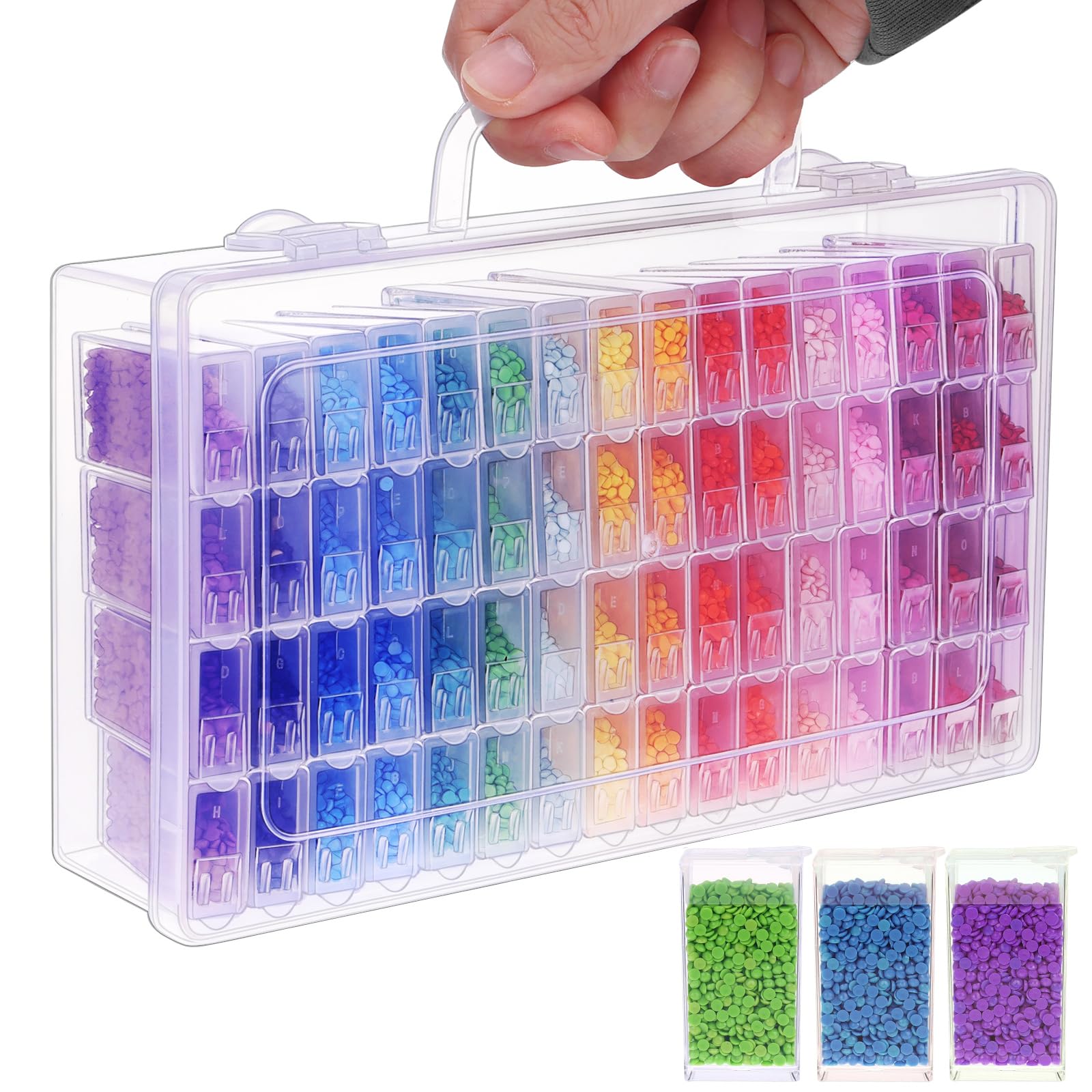1/2/3/4'lü Paket 64 Bölmeli El - Craft Embellishment Storage incelemesi ve fiyatı