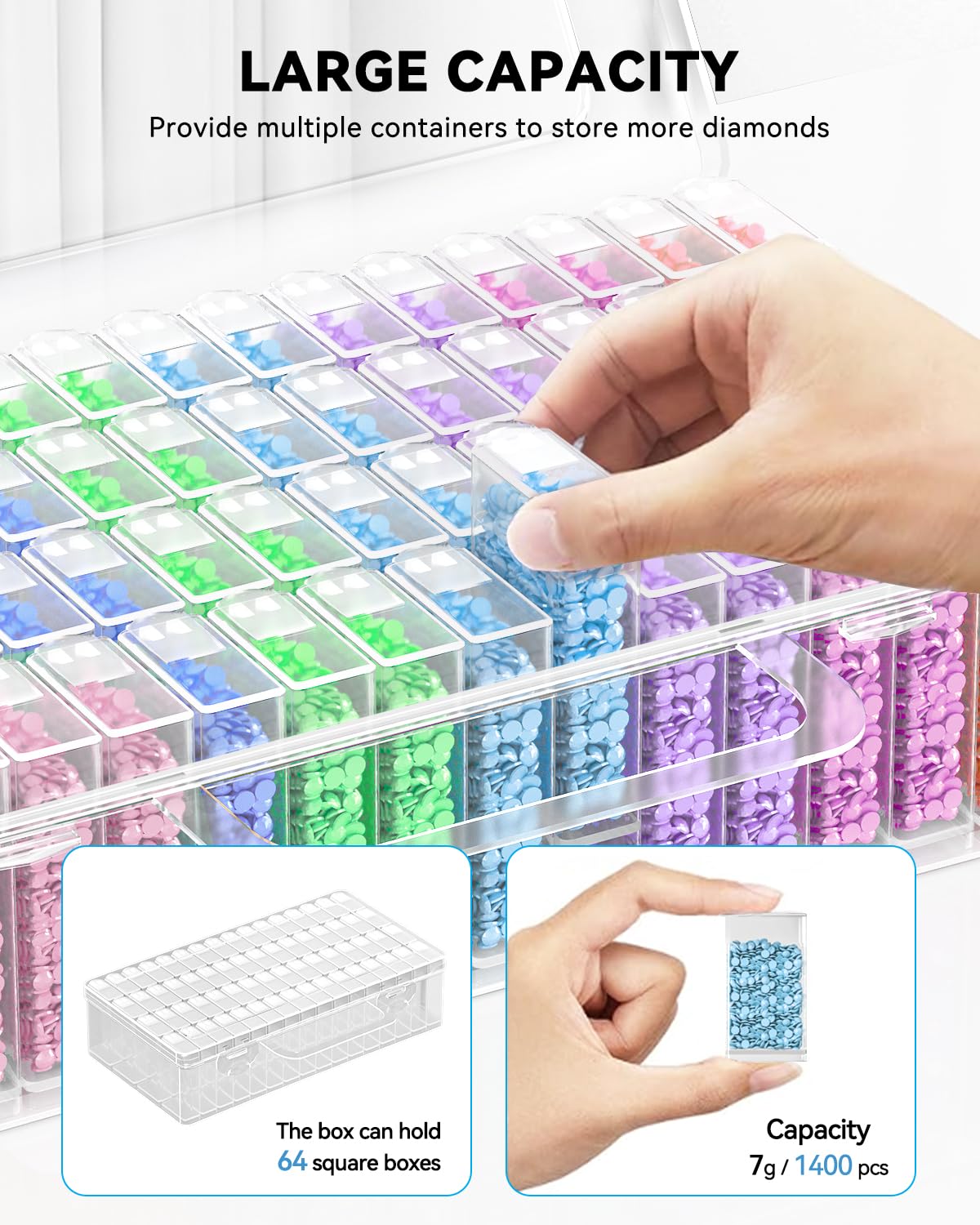 5D DIY Elmas Boyama Araçları A - Craft Embellishment Storage incelemesi ve fiyatı