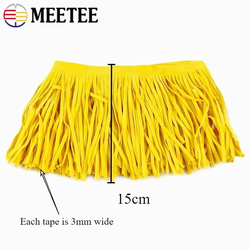 2-5 M 15 cm Süet Püskül Saçakl - Fringe Ribbon Sewing incelemesi ve fiyatı