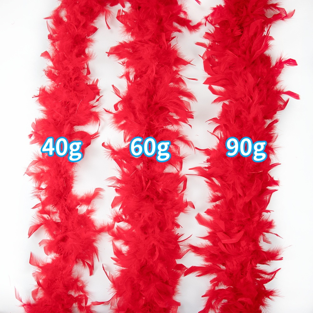Kırmızı Marabu Tüyü Boa Süsü K - Feather Trim Marabou incelemesi ve fiyatı