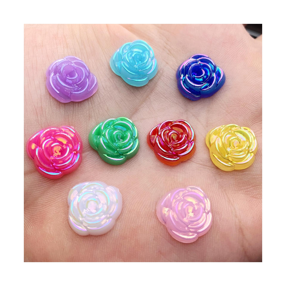 40 adet 14mm Altın Gül Çiçekle - Embellishment Glue Craft incelemesi ve fiyatı