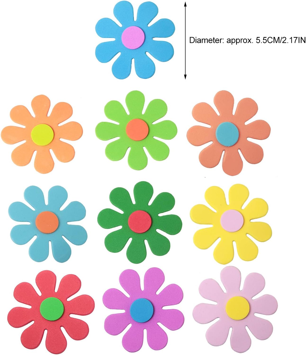 3D çiçek köpük çıkartmaları Ba - Embellish Craft incelemesi ve fiyatı