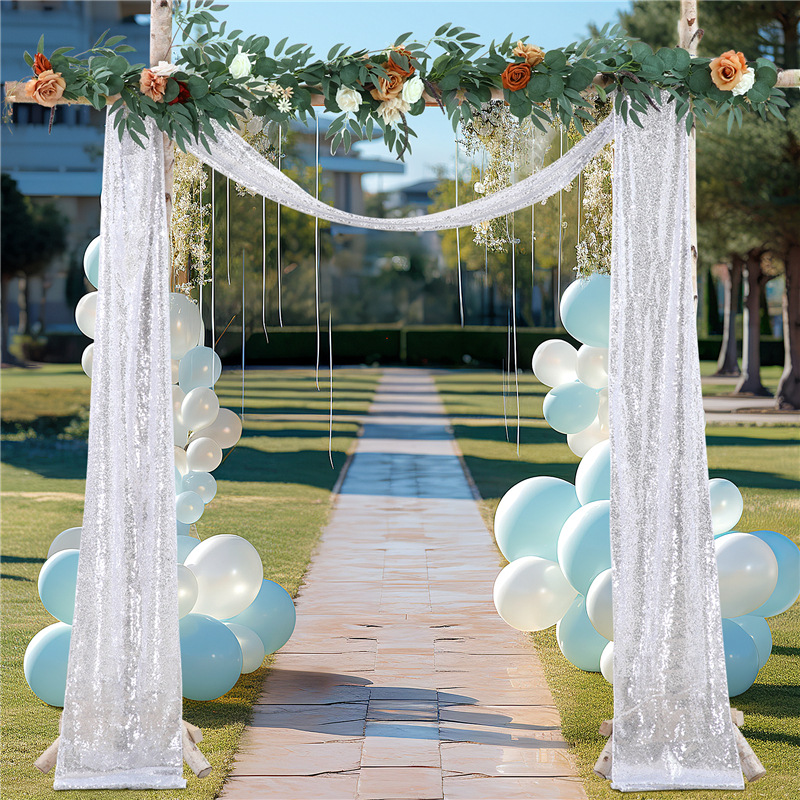 Düğün Kemeri Drape Kumaşı, 1 P - Sequin Fabric Panel incelemesi ve fiyatı