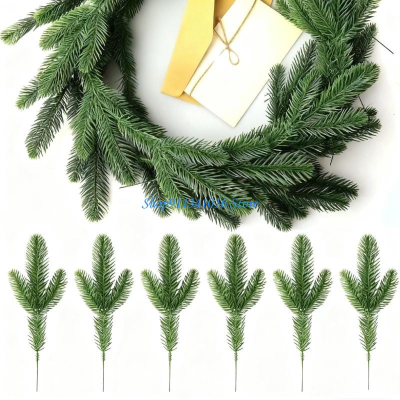 Toplu 40 Yapay Noel Çam Dallar - Christmas Craft Embellishment incelemesi ve fiyatı