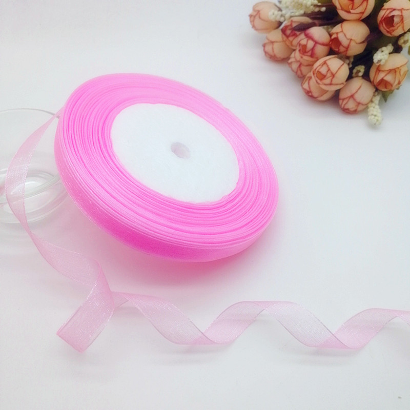 50 metre 10/20/25mm genişlik b - Organza Ribbon Spool incelemesi ve fiyatı