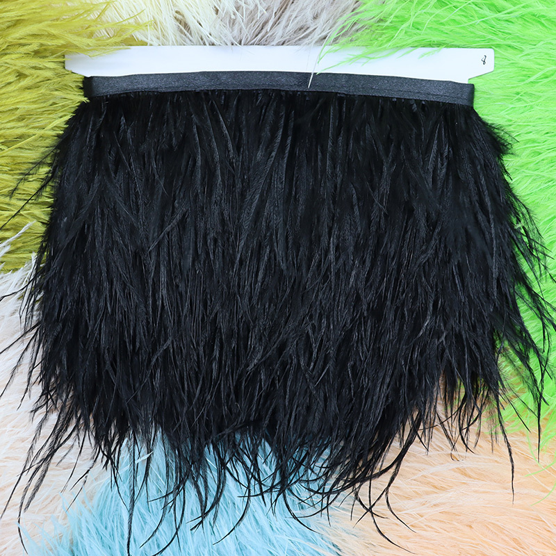1 M 8-10 cm Siyah Devekuşu Tüy - Feather Trim Marabou incelemesi ve fiyatı