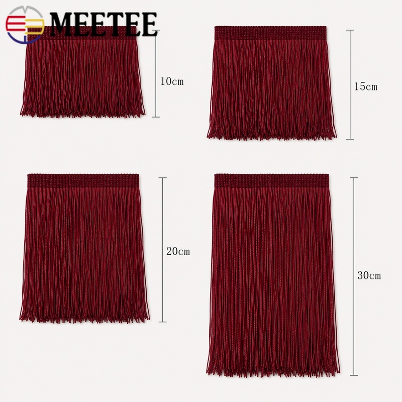 5/10Yards 10-30cm kırmızı püsk - Fringe Ribbon Sewing incelemesi ve fiyatı