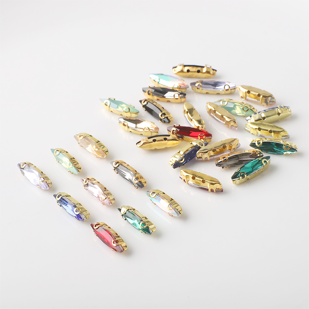 20 adet 4x15mm at göz kristal  - Sew On Rhinestone incelemesi ve fiyatı