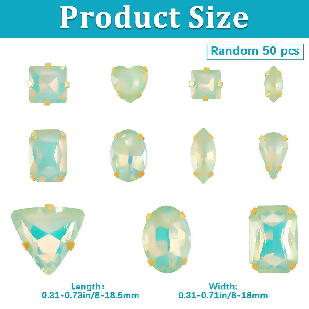 50 Adet Dikişli Rhinestone Kar - Sew On Rhinestone incelemesi ve fiyatı