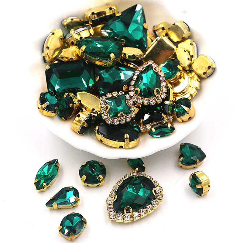 50 Adet 24 Renk Karışık Şekill - Sew On Rhinestone incelemesi ve fiyatı