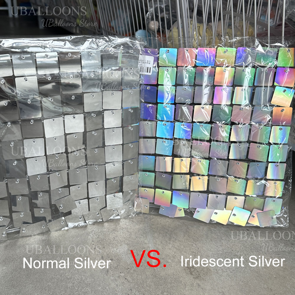 Yanardöner Gümüş Pırıltılı Duv - Sequin Fabric Panel incelemesi ve fiyatı