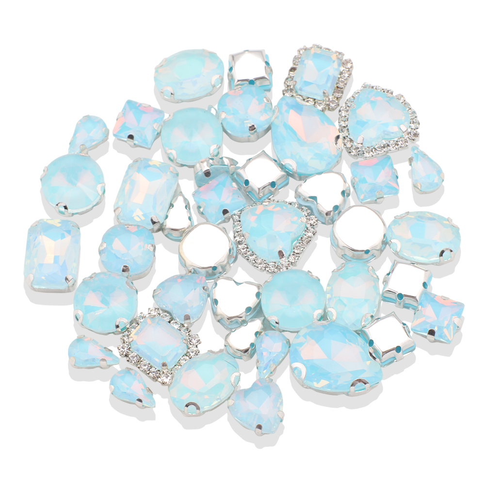 40 adet/torba Mix şekli Opal c - Sew On Rhinestone incelemesi ve fiyatı