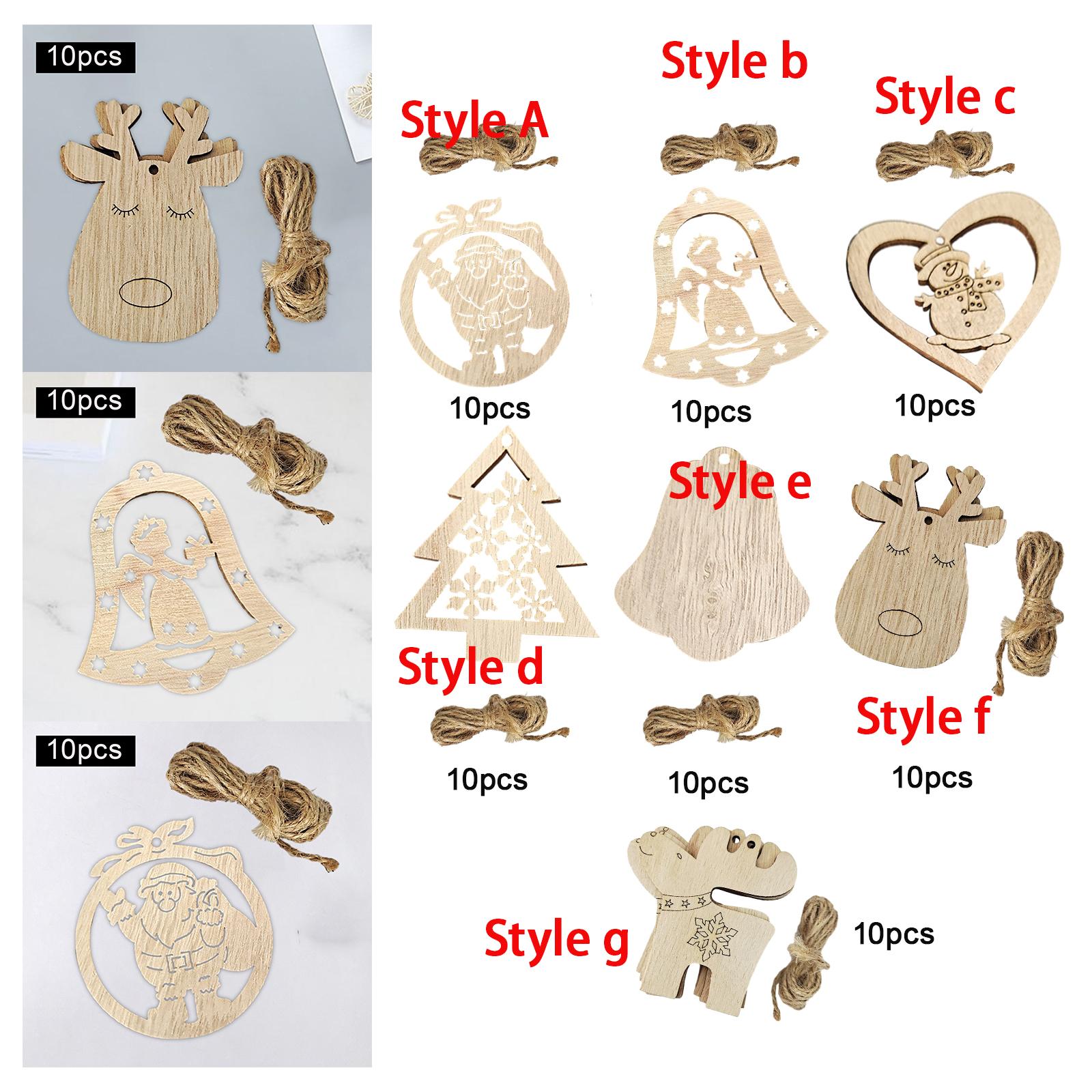 Bitmemiş Ahşap Kesimleri Noel  - Christmas Craft Embellishment incelemesi ve fiyatı