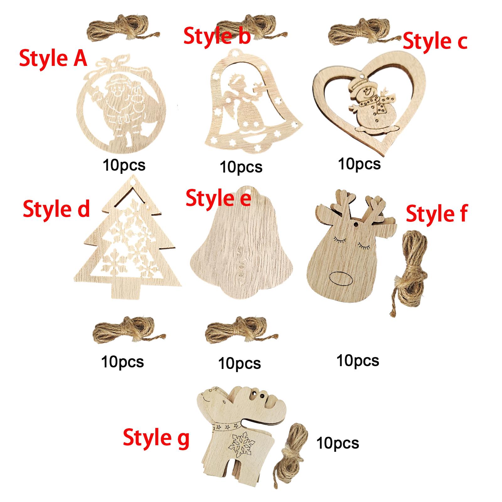 Bitmemiş Ahşap Kesimleri Noel  - Christmas Craft Embellishment incelemesi ve fiyatı