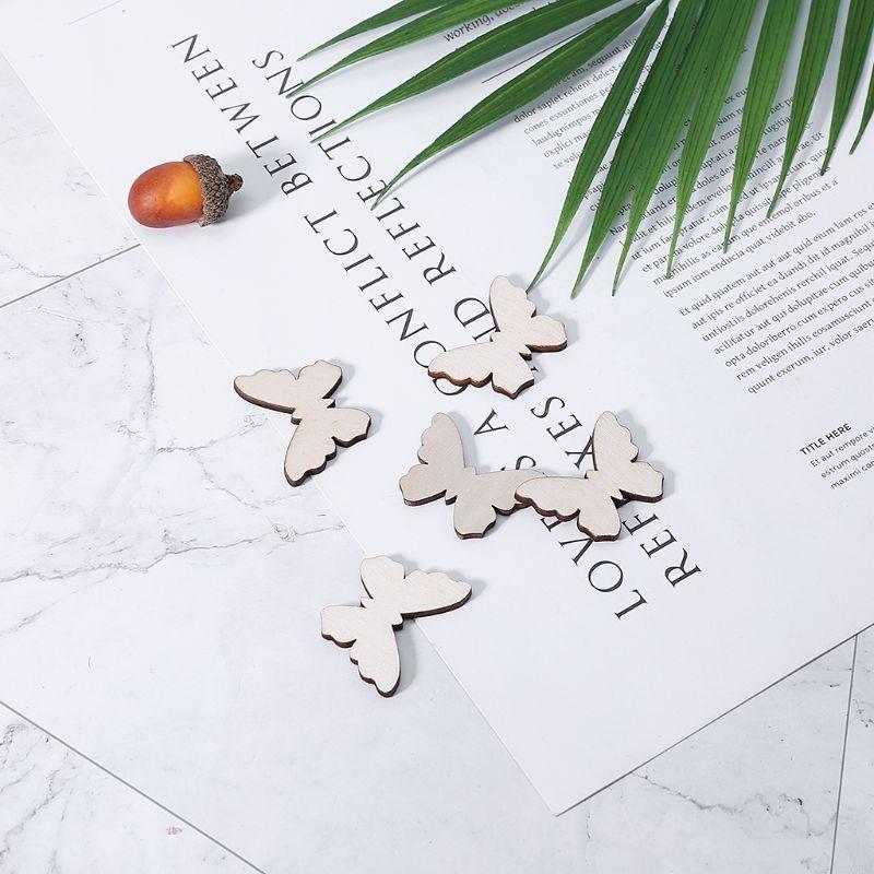 Kelebek şekil ahşap dilimler i - Christmas Craft Embellishment incelemesi ve fiyatı