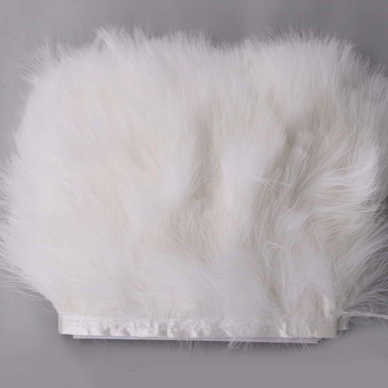 Siyah Beyaz Türkiye Tüyü Süsü  - Feather Trim Marabou incelemesi ve fiyatı