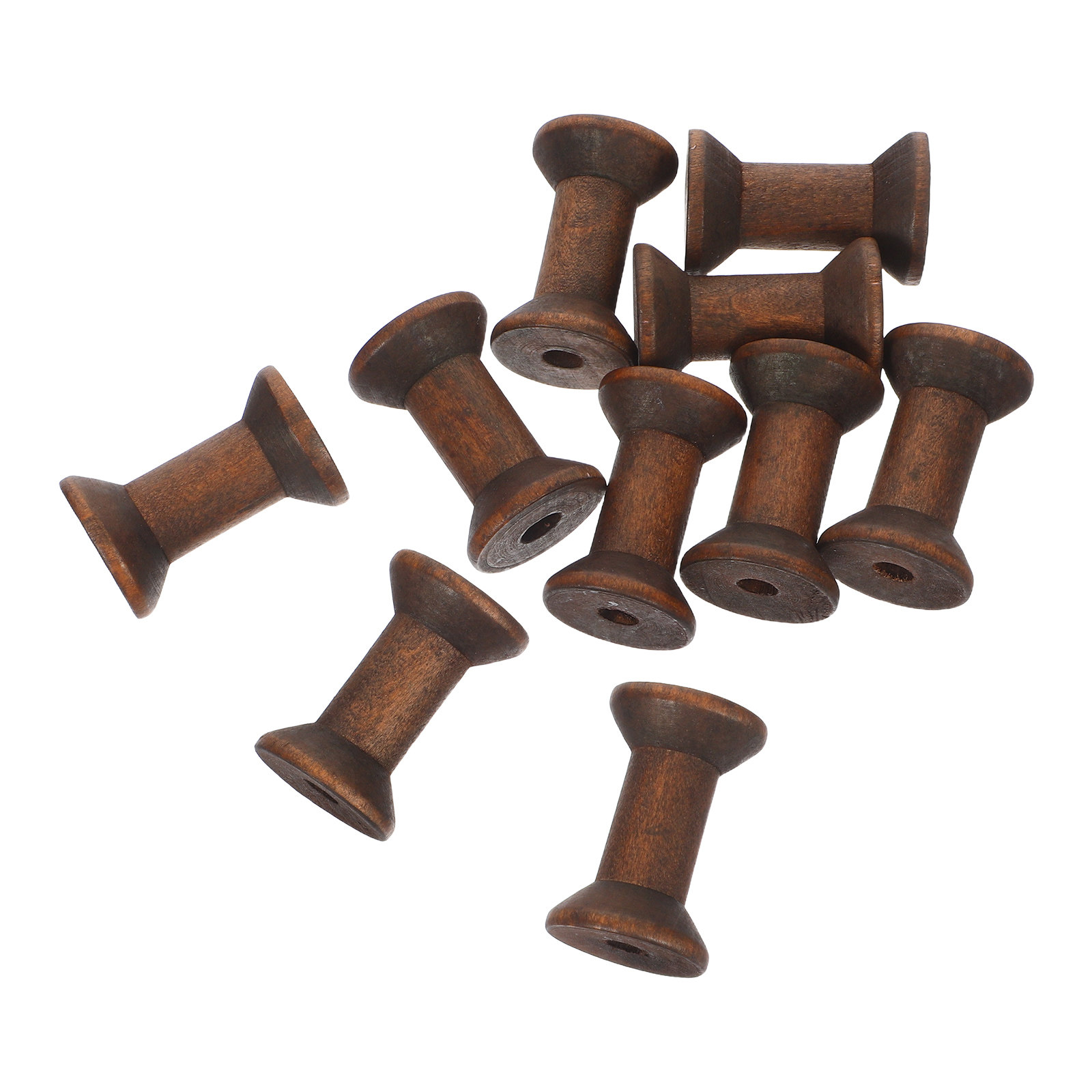 10 adet doğal ahşap makaralar  - Organza Ribbon Spool incelemesi ve fiyatı