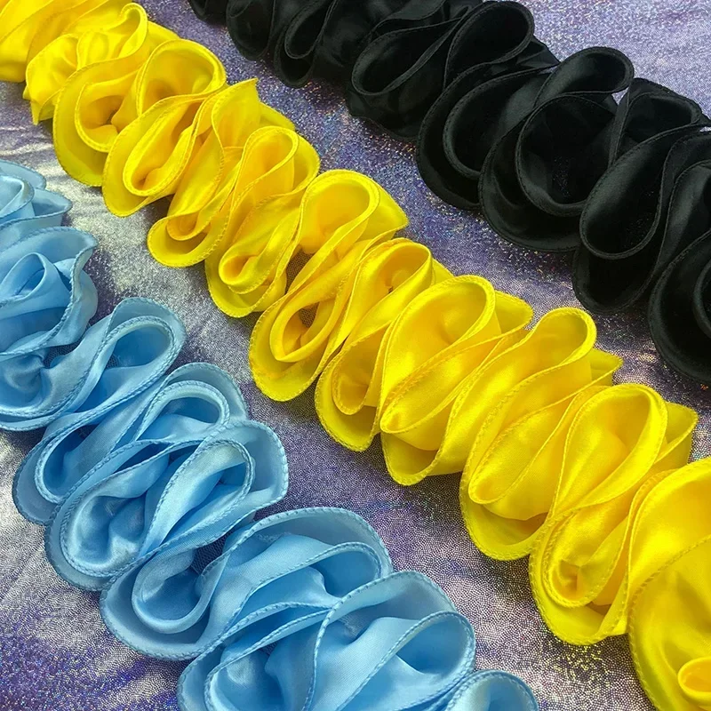 5 metre Pilili Ruffled Trim Pa - Fringe Ribbon Sewing incelemesi ve fiyatı