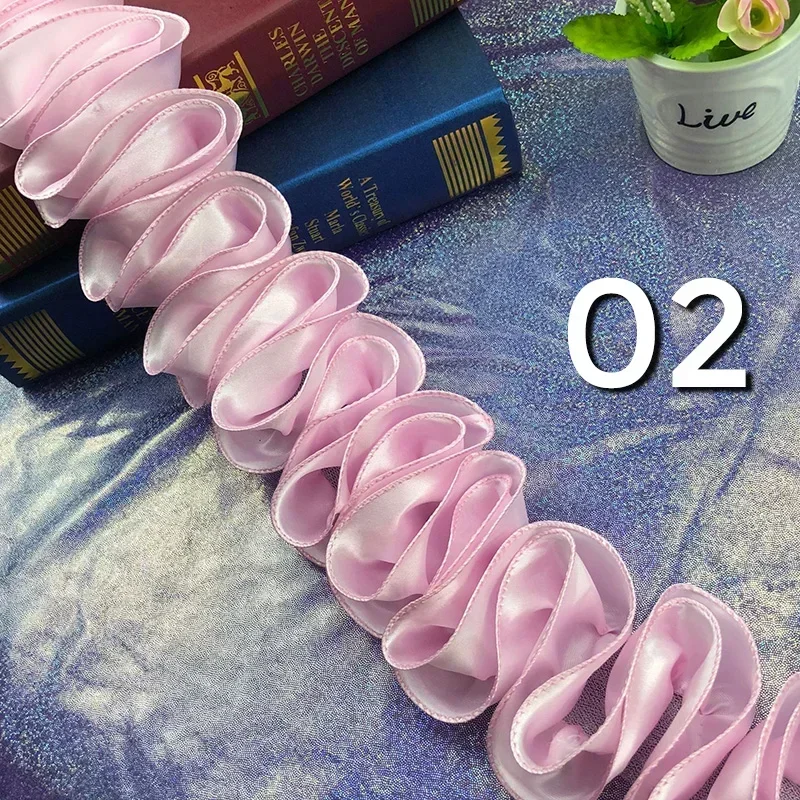5 metre Pilili Ruffled Trim Pa - Fringe Ribbon Sewing incelemesi ve fiyatı