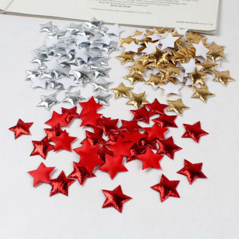 100 adet altın/gümüş yıldız no - Christmas Craft Embellishment incelemesi ve fiyatı