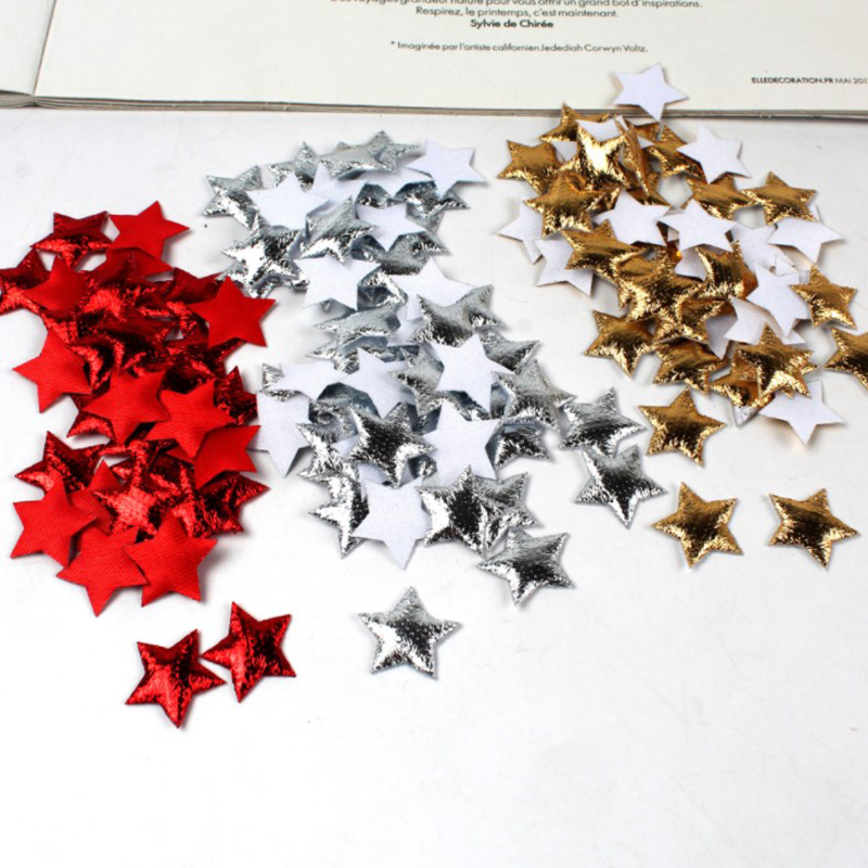 100 adet altın/gümüş yıldız no - Christmas Craft Embellishment incelemesi ve fiyatı
